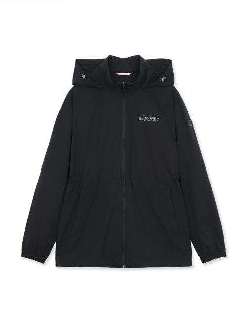 韓國代購 DISCOVERY EXPEDITION 基本款 女 風衣外套 黑 FEB-