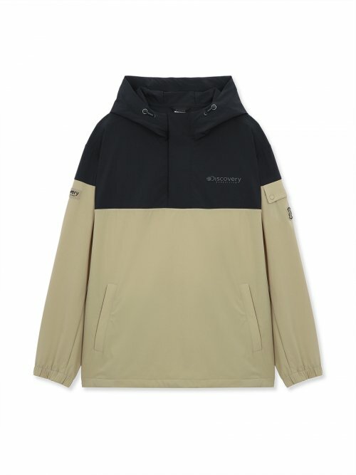 韓國代購 DISCOVERY EXPEDITION 戶外機能 連帽 外套 灰黑/卡黑 FEB-