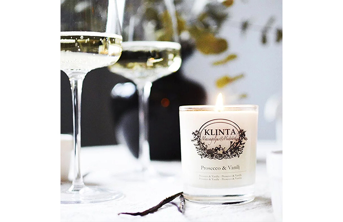 香氛按摩蠟燭 氣泡葡萄酒&香草