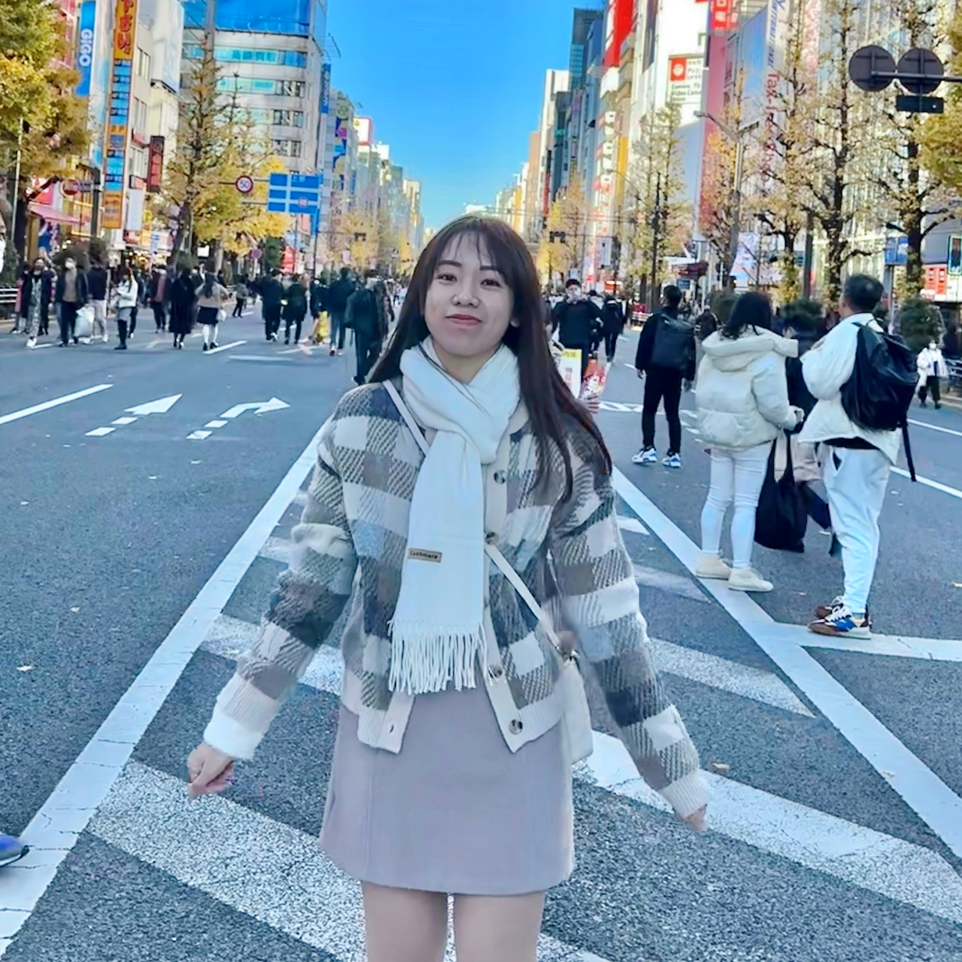 ✨|| CA112 ||精靈拼色斜紋格外套TOP