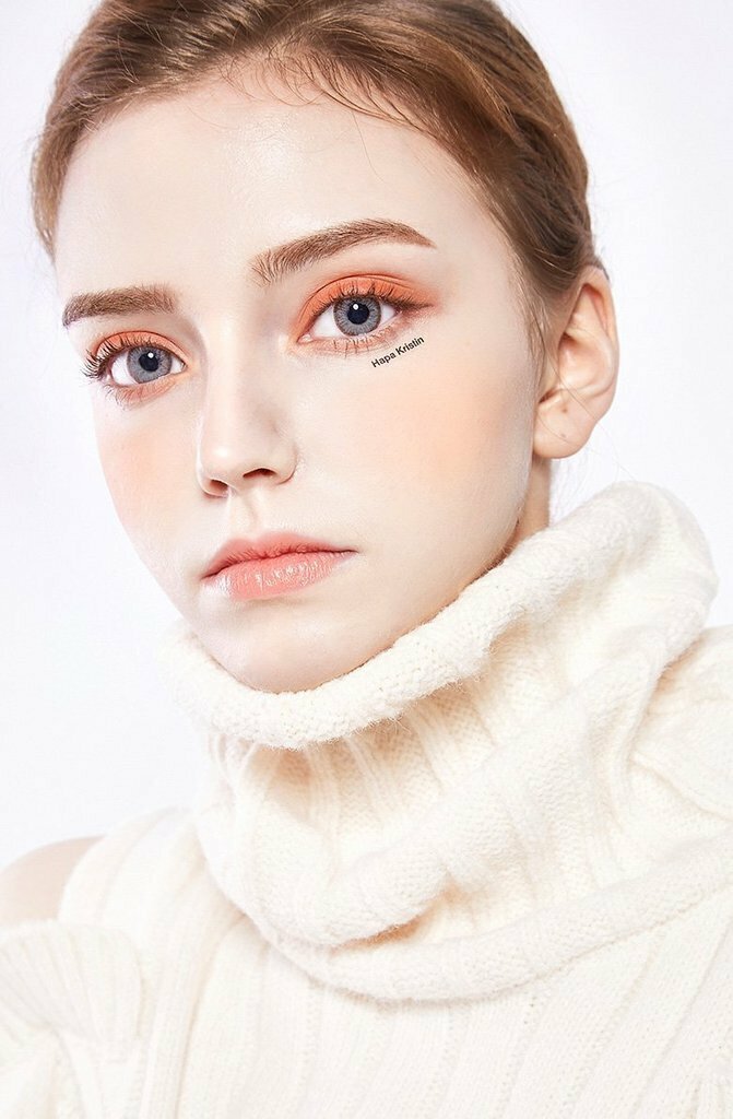 [預訂月拋] Hapa Kristin 1 Month Wow Kristin Gray 灰色 每月拋棄彩妝隱形眼鏡｜每盒2片