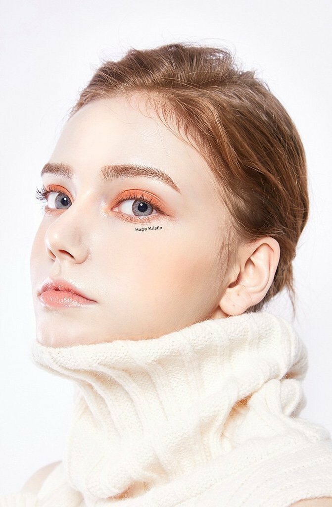 [預訂月拋] Hapa Kristin 1 Month Wow Kristin Gray 灰色 每月拋棄彩妝隱形眼鏡｜每盒2片