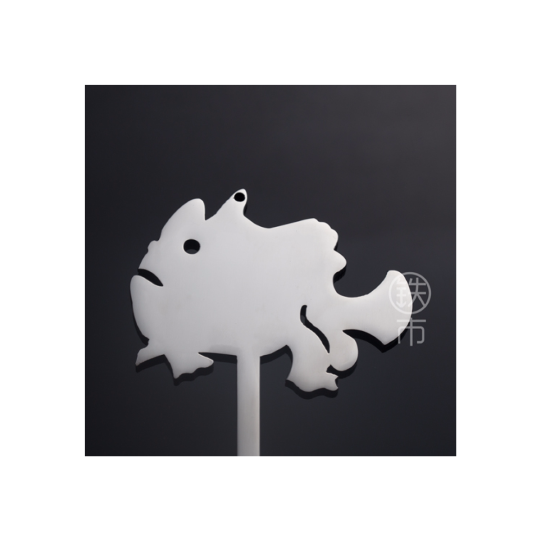 ▲鉄市設計-高質感304不鏽鋼造型探棒-娃娃魚/壁魚 @