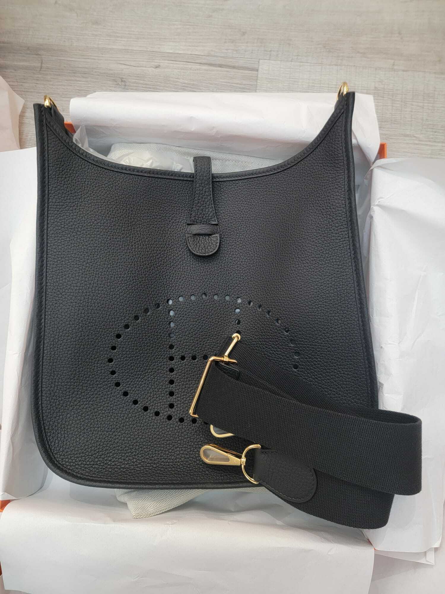 HERMES Evelyne 29 NOIR CC 黑金