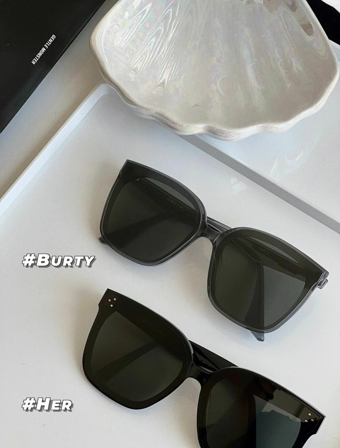 GENTLE MONSTER / BURTY 01黑色 、G1灰色