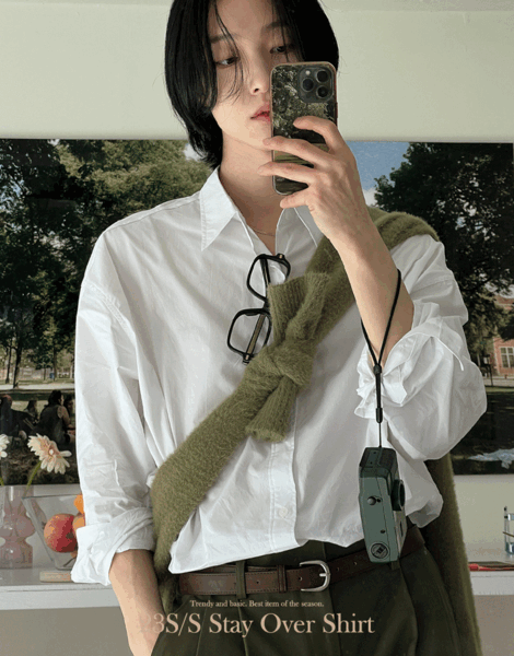 穩定寬鬆襯衫