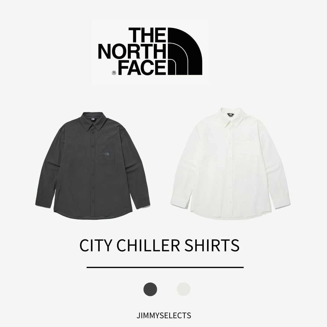 THE NORTH FACE CITY CHILLER SHIRTS 襯衫 灰黑 白 NH8LP02