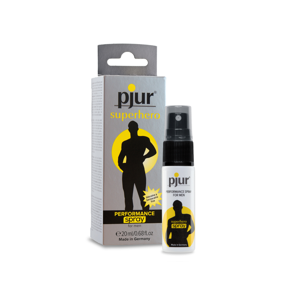 德國碧宜潤 pjur superhero PERFORMANCE Spray 小黑噴 超級英雄活力提升噴霧