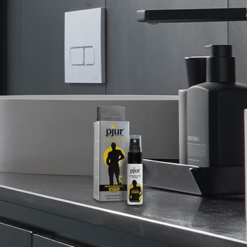 德國碧宜潤 pjur superhero PERFORMANCE Spray 小黑噴 超級英雄活力提升噴霧