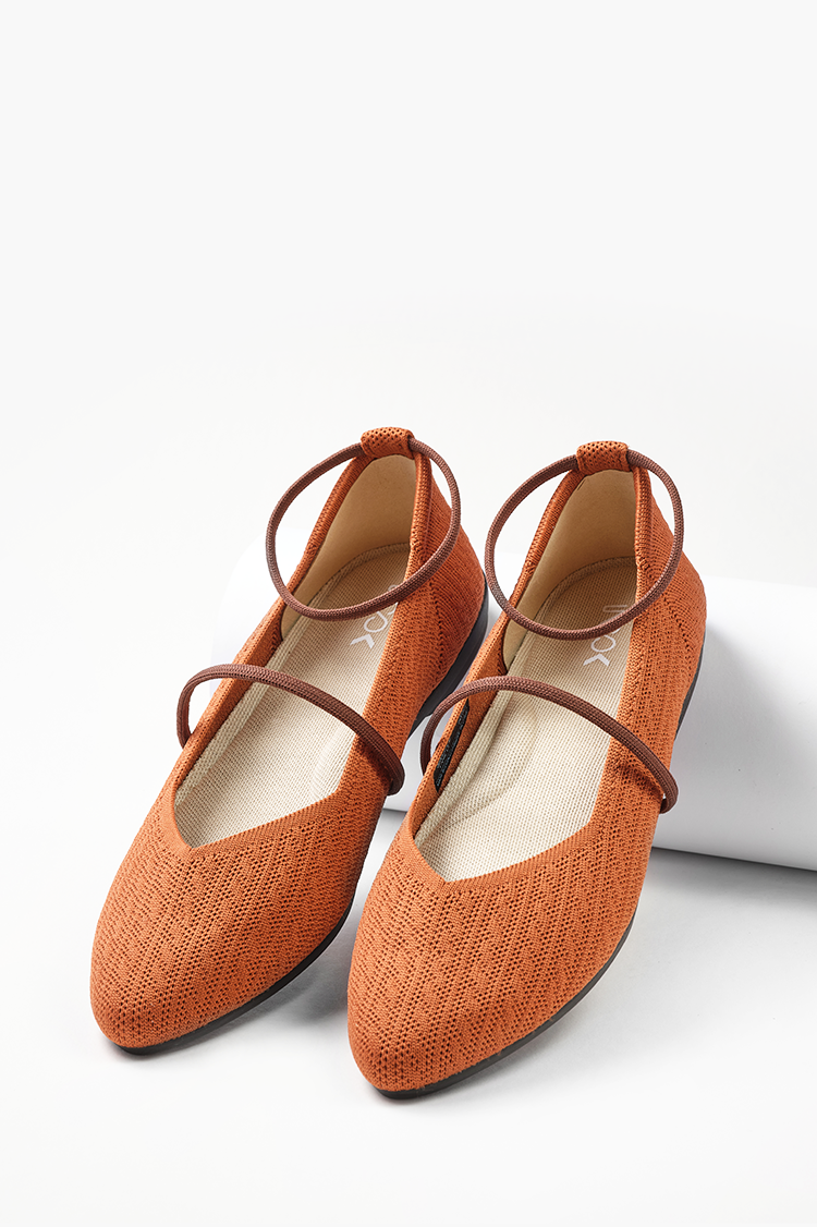 童話平底鞋 大地褐