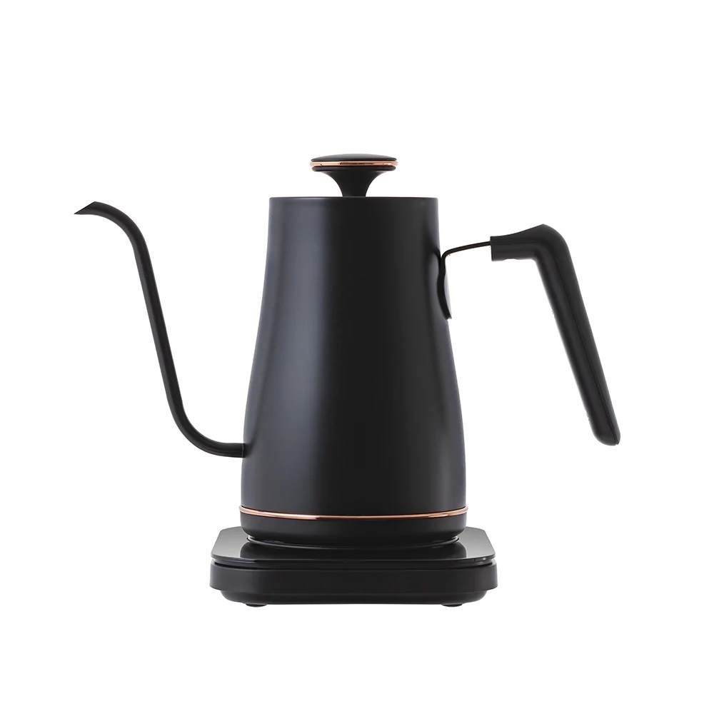 【山善YAMAZEN】EGL-C1280TW 完美溫控手沖壺(黑白色) 0.8L