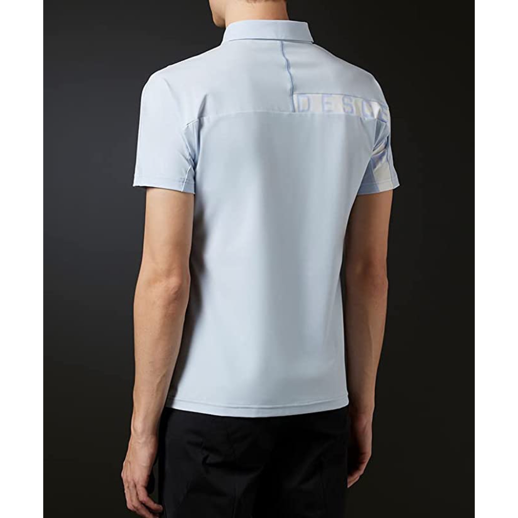 DESCENTE 23SS MEN SPIRIT COLOR CONTRAST POLO T-SHIRT main image 1