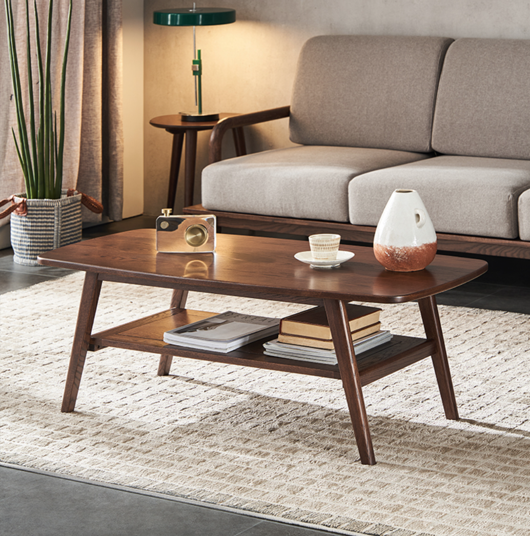 富士胡桃長型茶几 FS-A8072