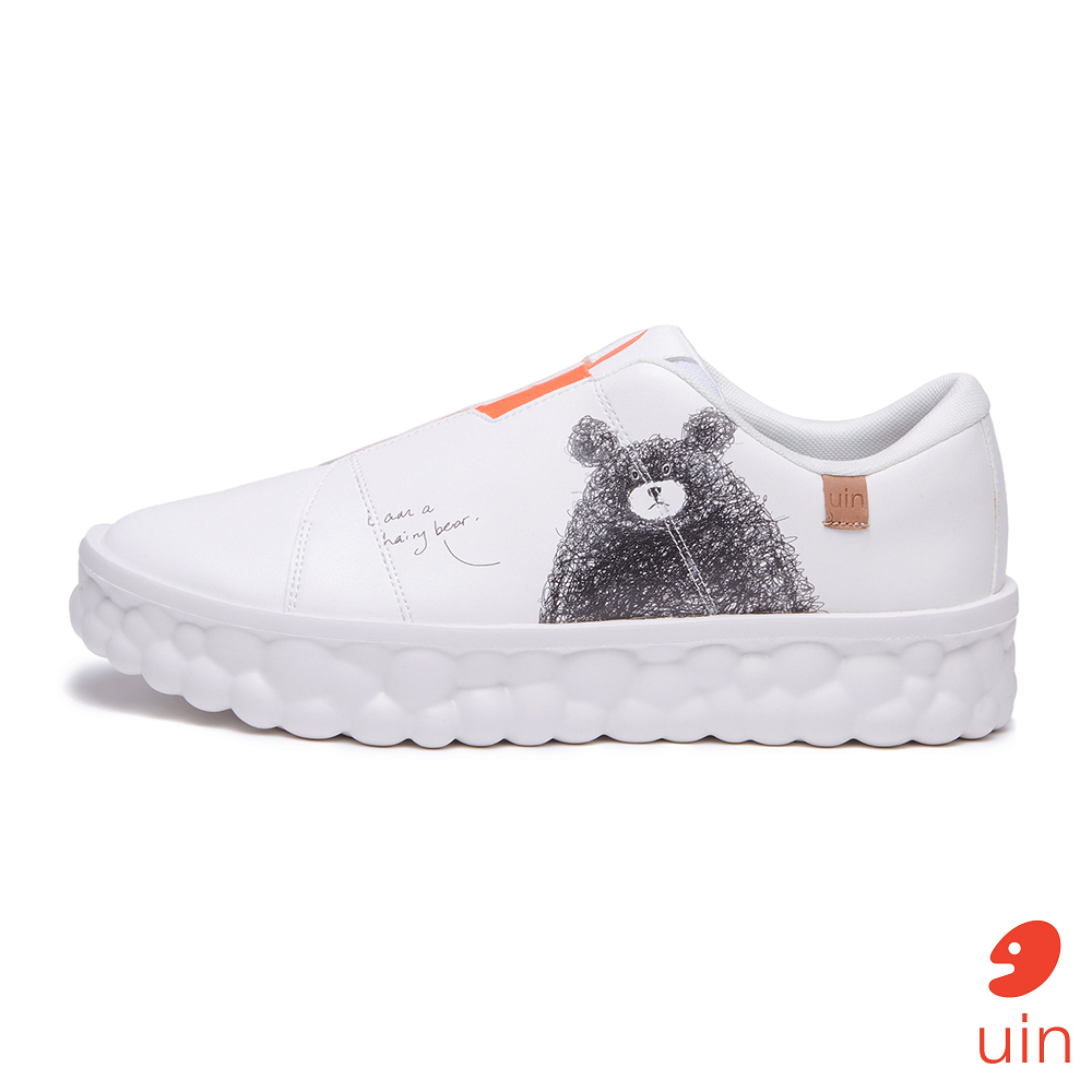 【 Uin 】西班牙原創設計 | 守護熊2 女鞋 彩繪鞋 休閒鞋 懶人鞋
