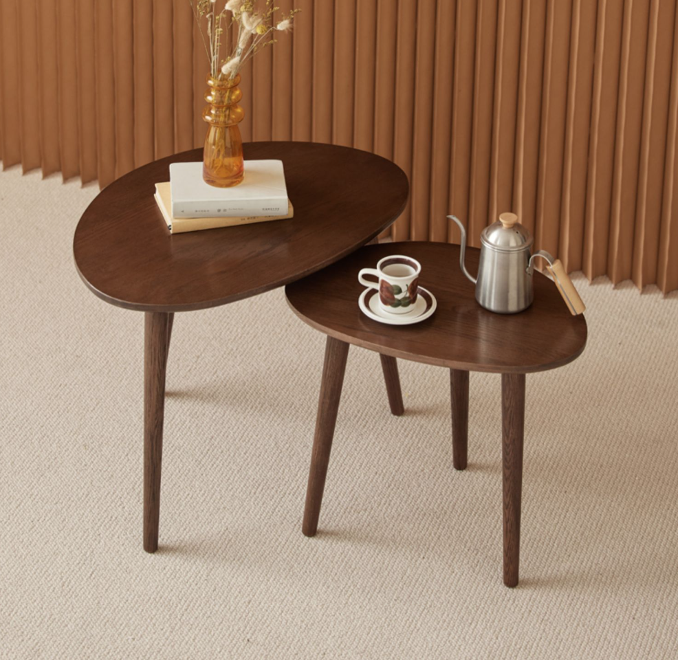 聖羅莎胡桃大小茶几 SLS-A1184