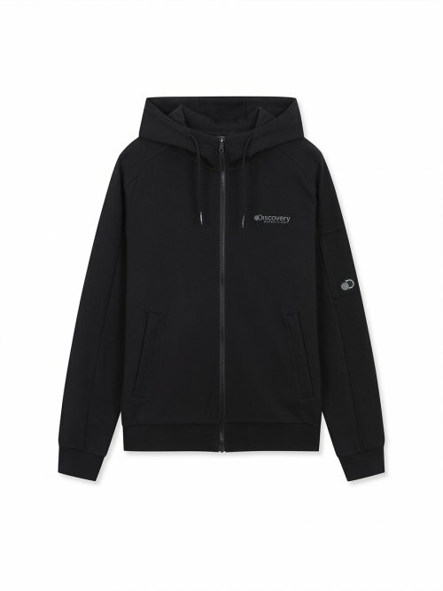 韓國代購 DISCOVERY EXPEDITION 網眼點 工裝口袋 男士訓練外套 米/灰/白 FEB-