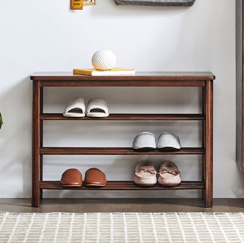 富士胡桃換鞋凳 FS-B3095