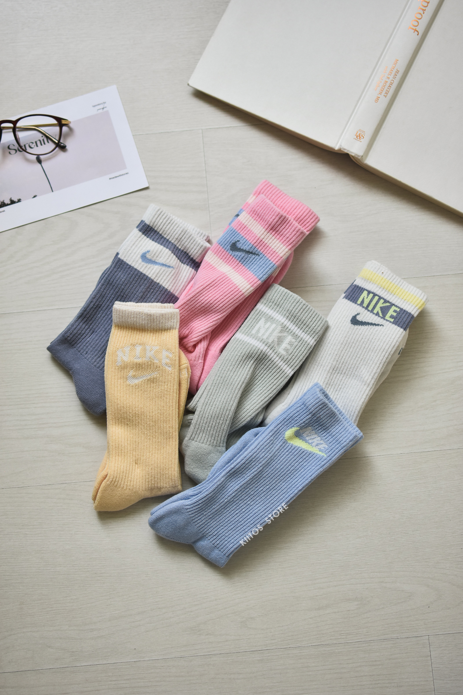 Nike Everyday Plus Socks 條紋logo 長襪 襪子 DX7670-904