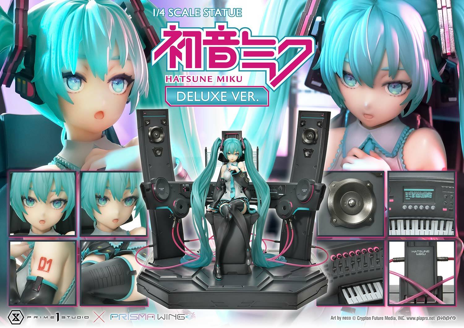 「ACG.GO」「預購」日版 Prime 1 Studio PRISMA WING 初音ミク "Art by neco" DX版1/4 PVC Figure