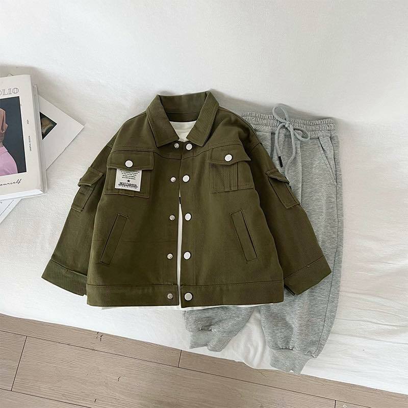 S06GN_SS23 💚韓風軍綠色型格外套