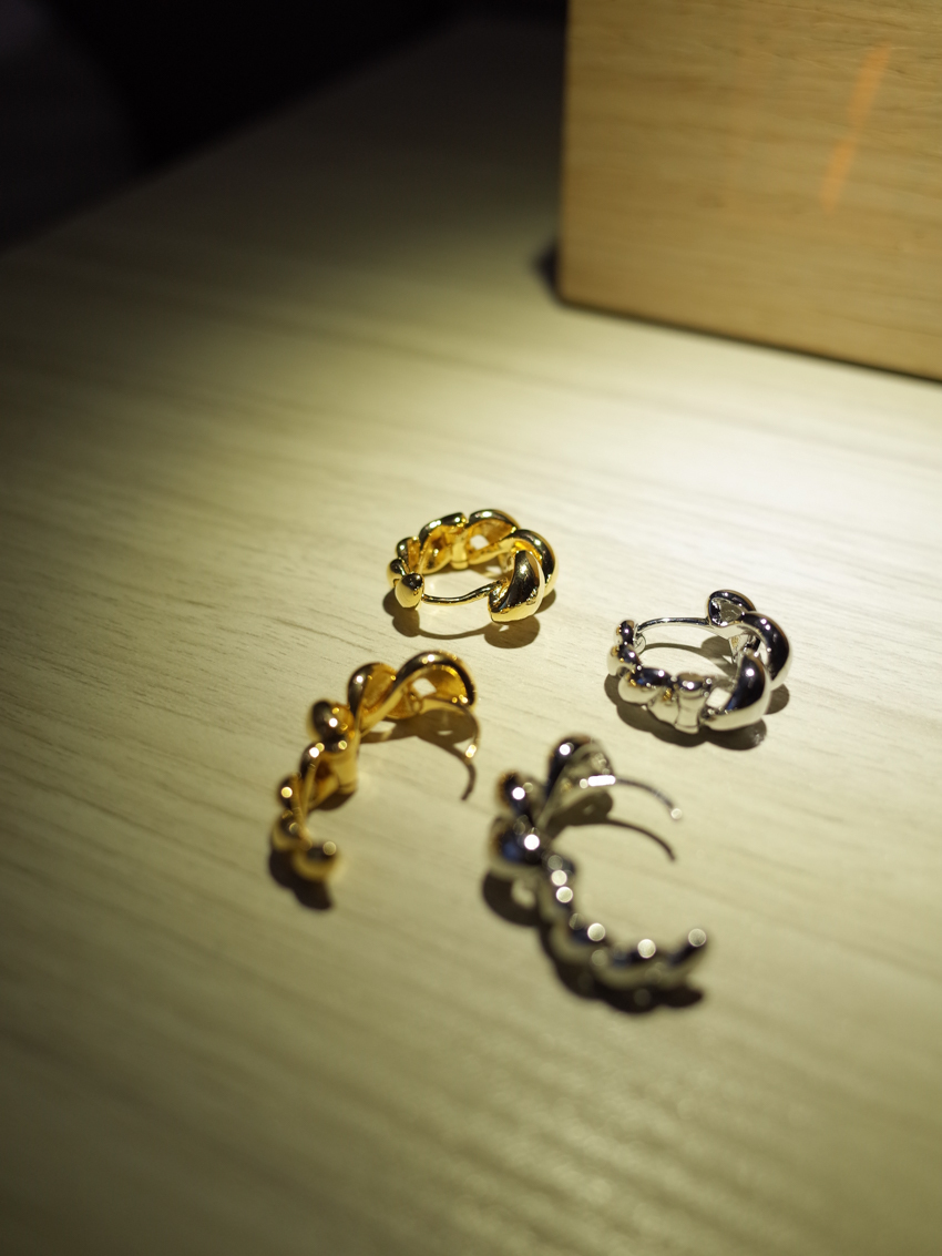 Breakfast at Tiffany's croissant earring