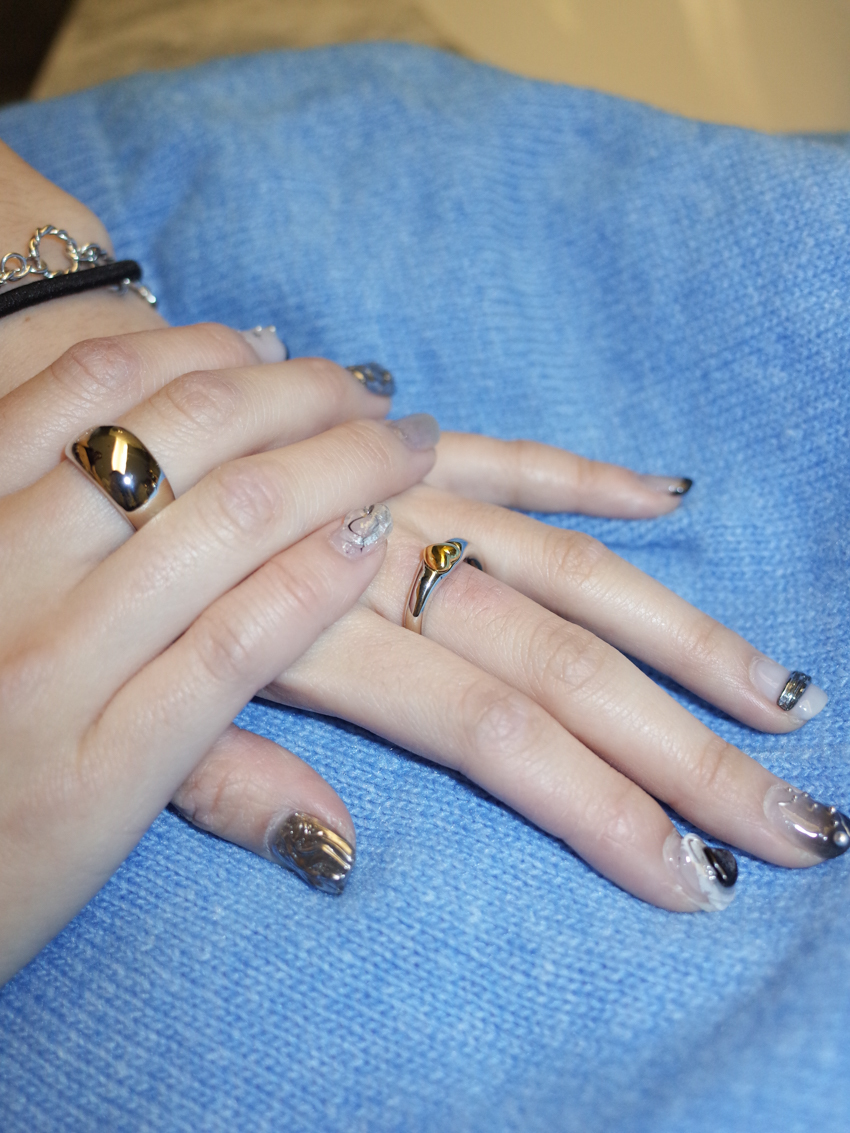 The Notebook heart rings