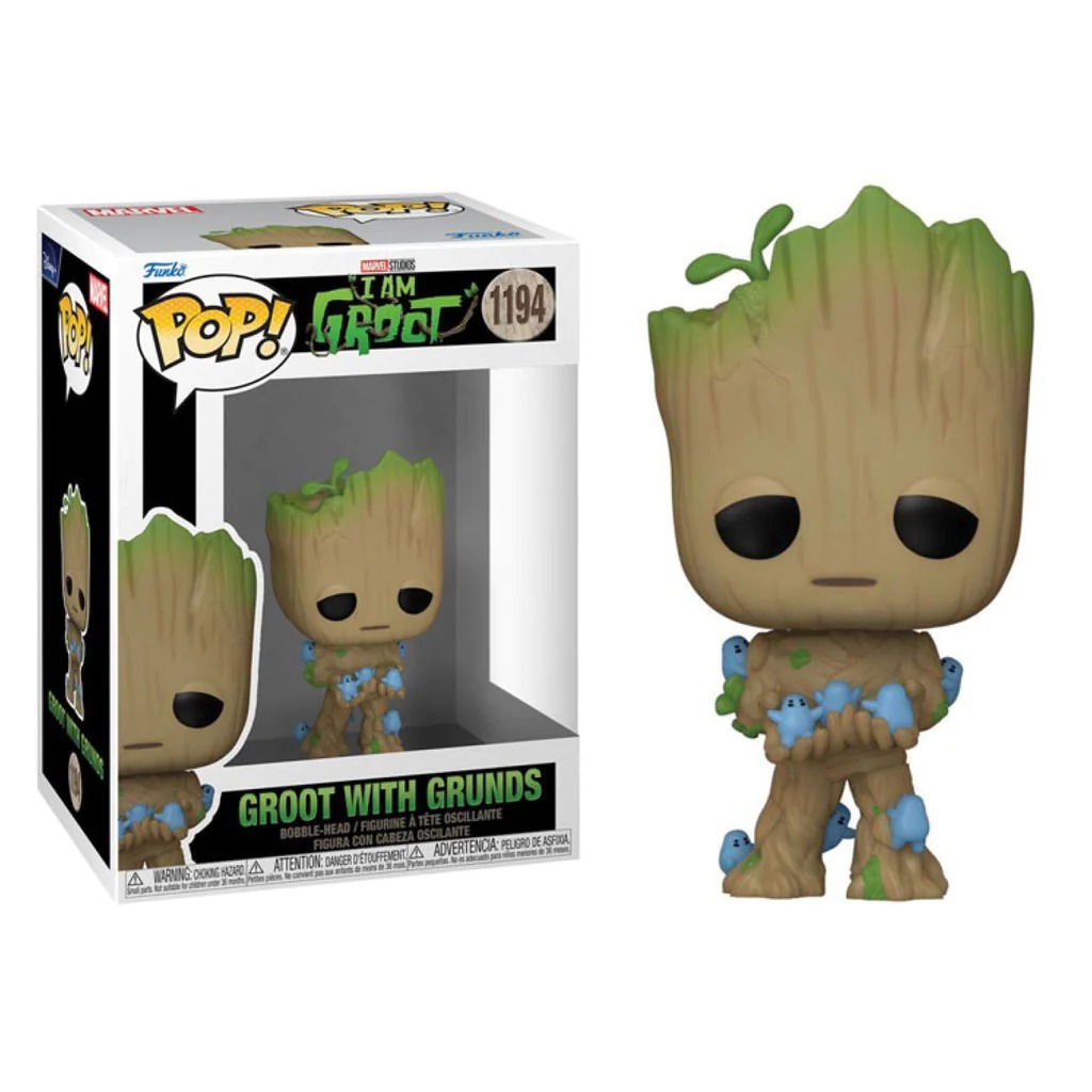 Funko POP Marvel #1194: I am Groot -Groot w/ Grunds