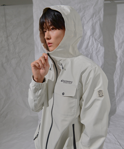 韓國代購 Discovery Expedition Gore-Tex 男 夾克 米 FEB-