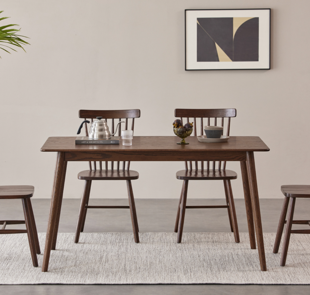 富士胡桃餐桌A款 FS-B3115