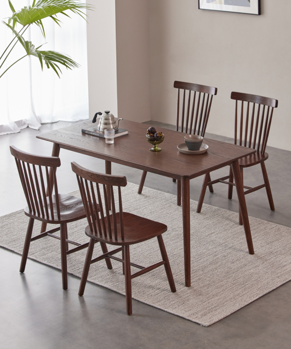 富士胡桃餐桌A款 FS-B3115