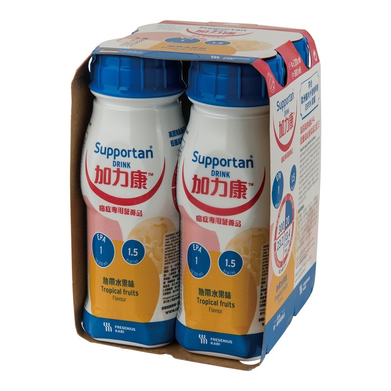 加力康™癌症專用營養品 (熱帶水果味) (4瓶 x 200ml)