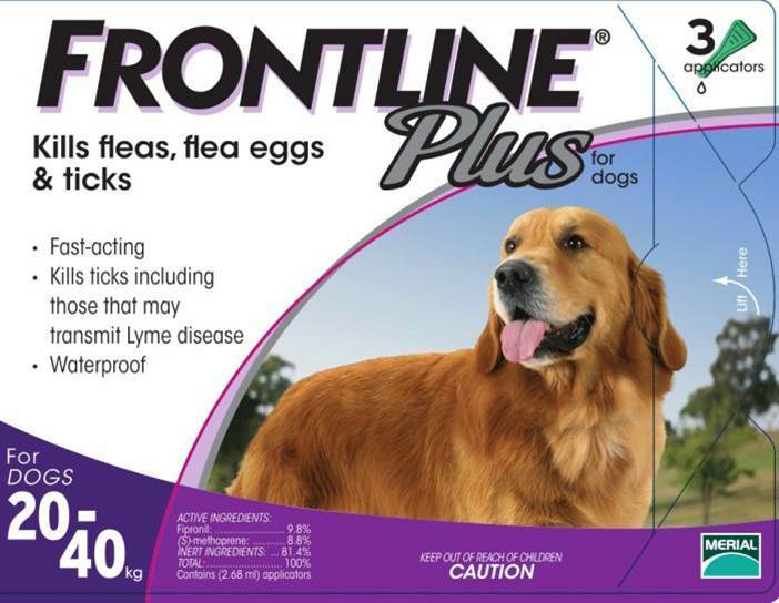 Frontline Plus 殺蚤除蜱滴劑一年裝4盒 (L) (公價貨品)