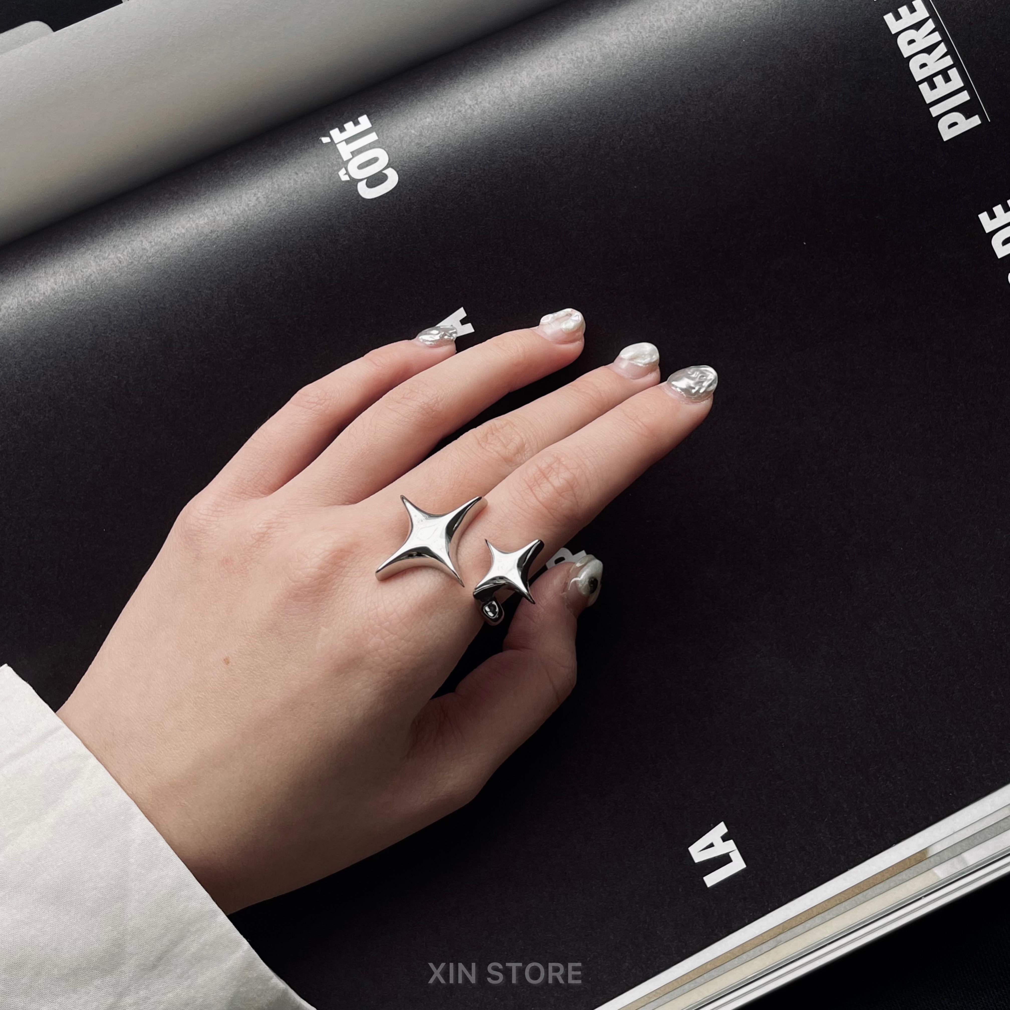 Fe3c Bling Bling Ring 戒指 閃亮 銀