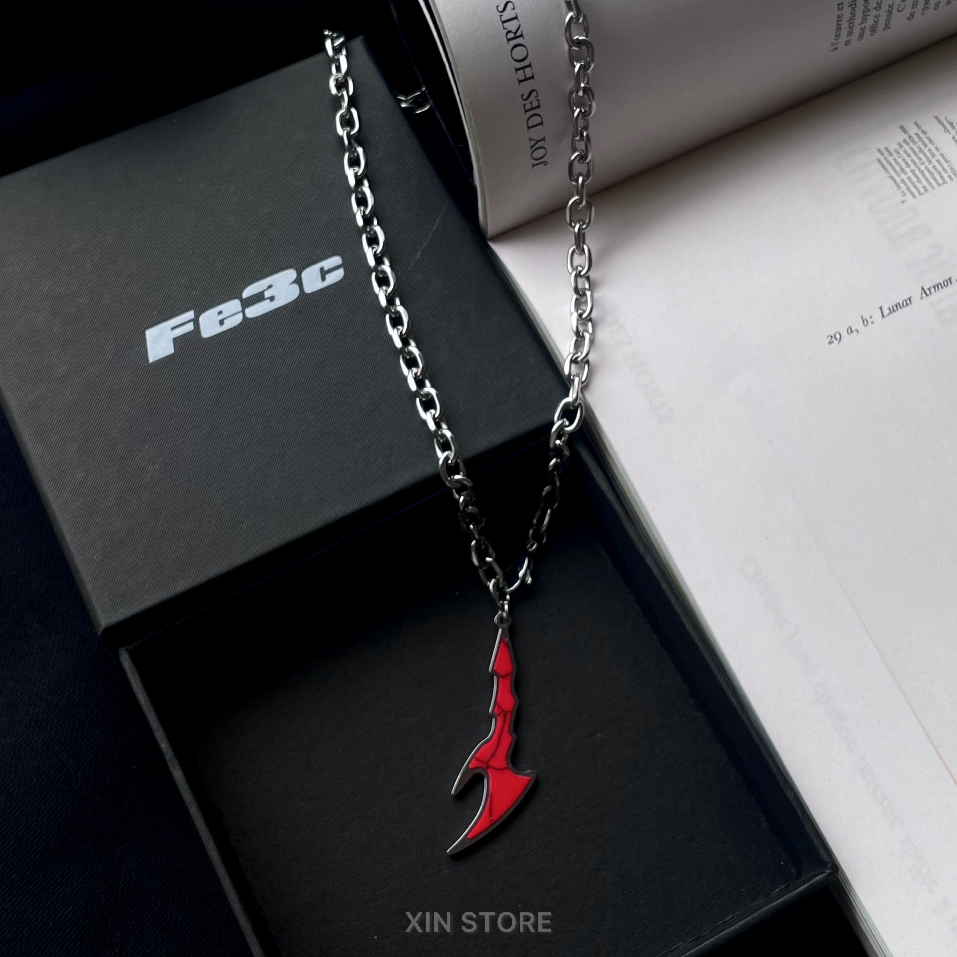 Fe3c ” Blood Type “ 不鏽鋼 項鍊