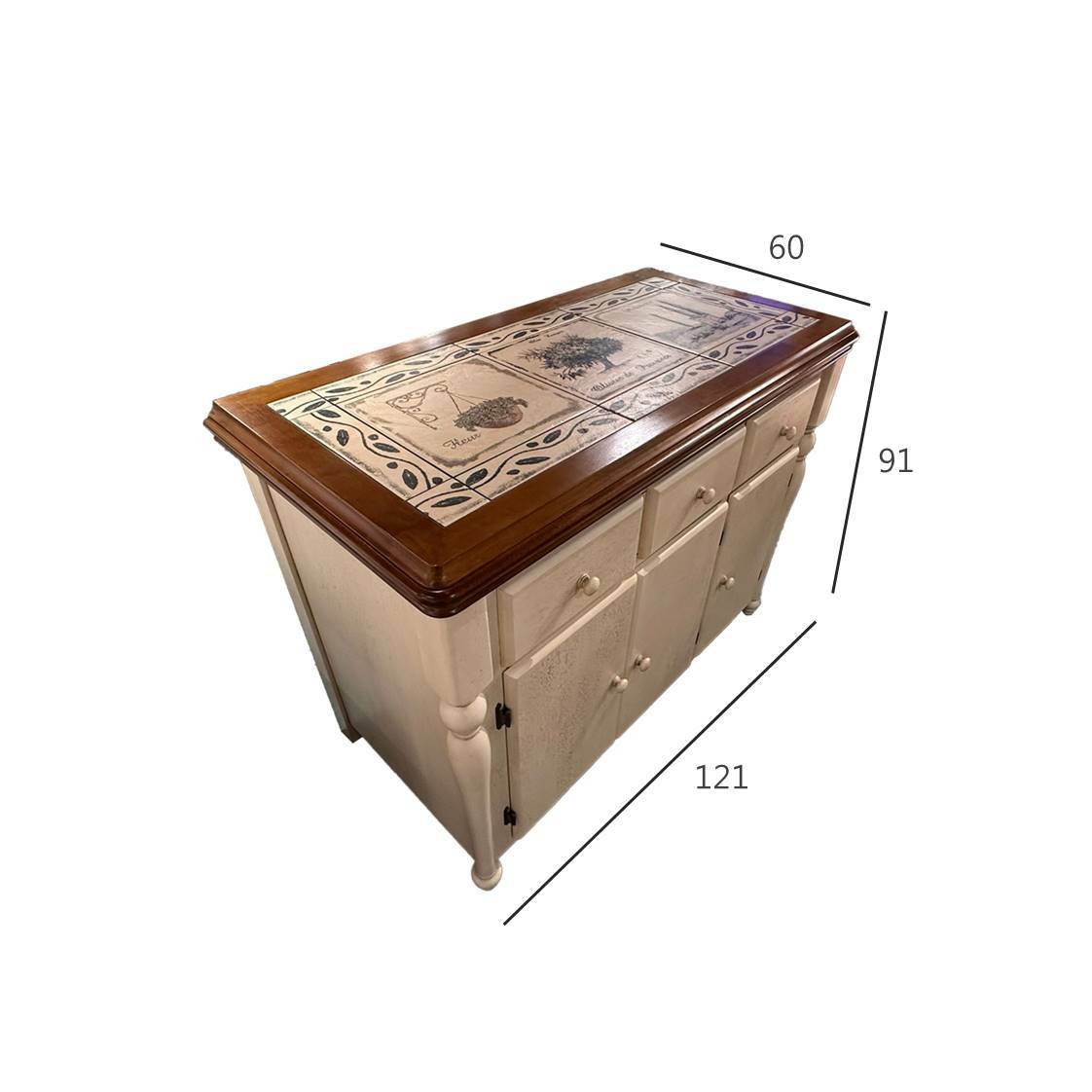 【CRV磁磚】磁磚三門半高櫃