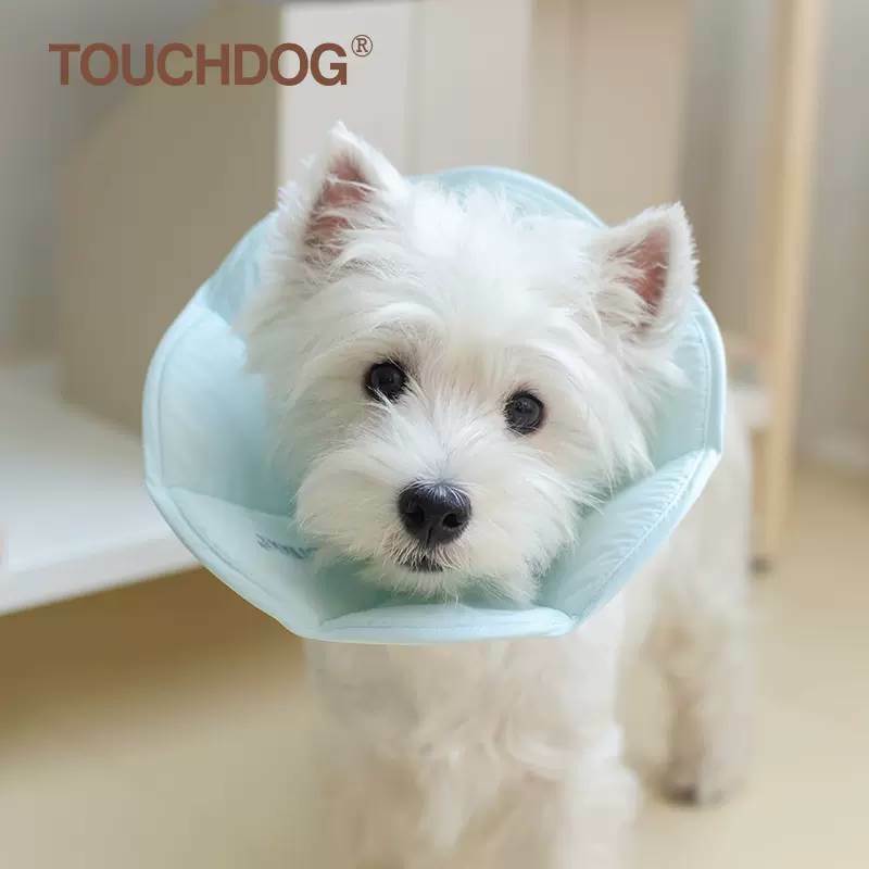 Touchdog 伊麗莎白圈馬卡龍色系列 (粉藍色)