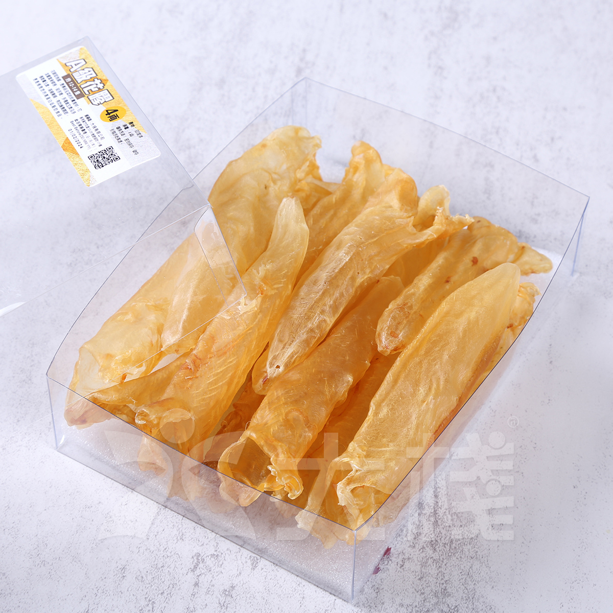 Grade A Bass Fish Maw (4 taels 12-14 pcs)