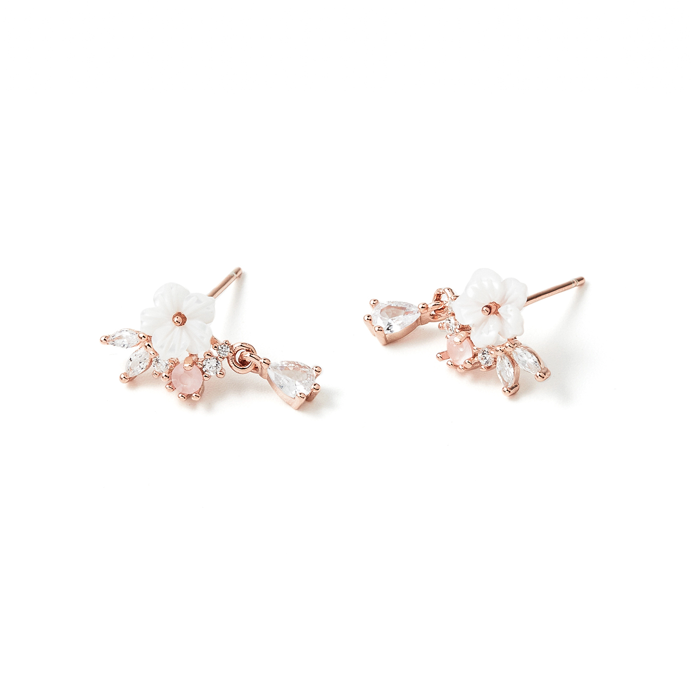 純銀,櫻花,耳環