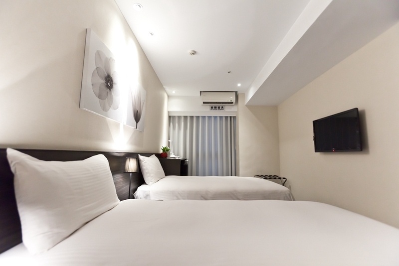 【電子票劵】台北中山旅店｜台北尚印旅店雙床房