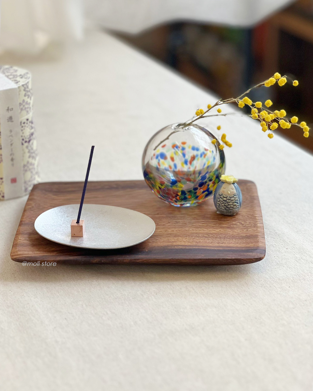 home fragrance tool 香皿 鋁 x 銅｜DAIKO 大香