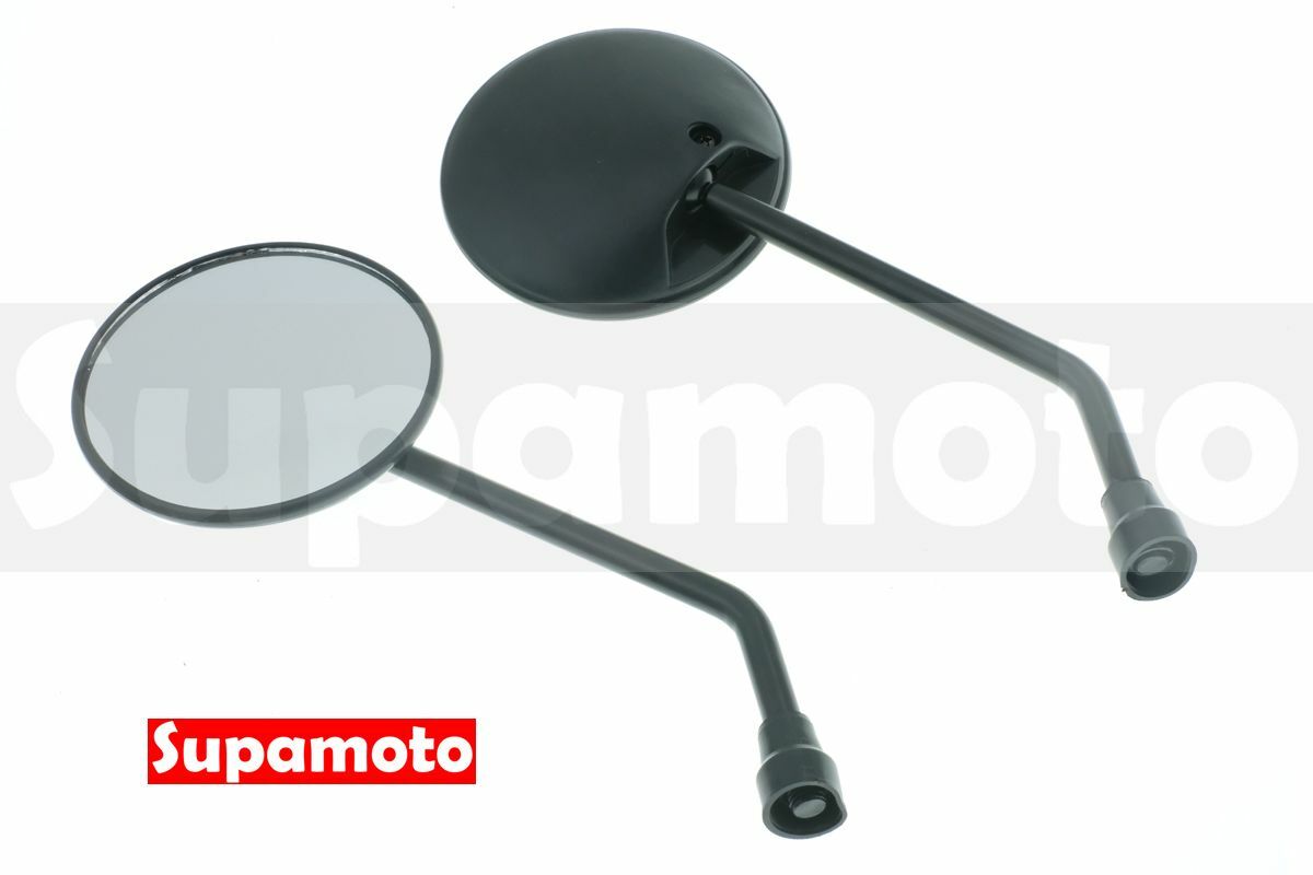-Supamoto- M12 復古 圓鏡 消光黑 後照鏡 後視鏡 重機 CB350 通用 改裝 ST125 CUB