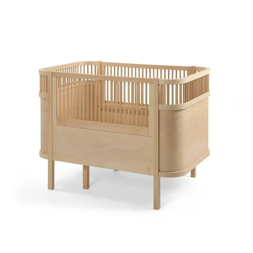 Sebra - 實木成長嬰兒床 - 經典櫸木版本