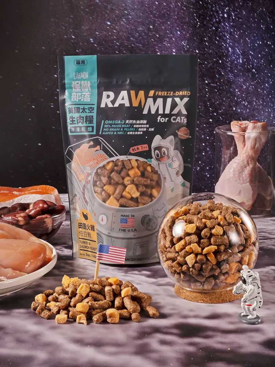 【怪獸部落】貓用｜美國太空凍乾生肉糧