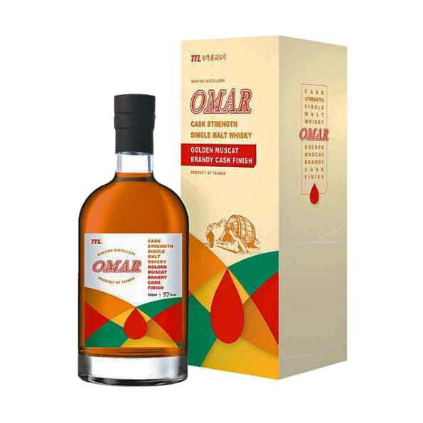 Omar 原桶強度金香白蘭地桶單一麥芽威士忌 Omar Cask Strength Single Malt Whisky (Golden Muscat Brandy Cask)