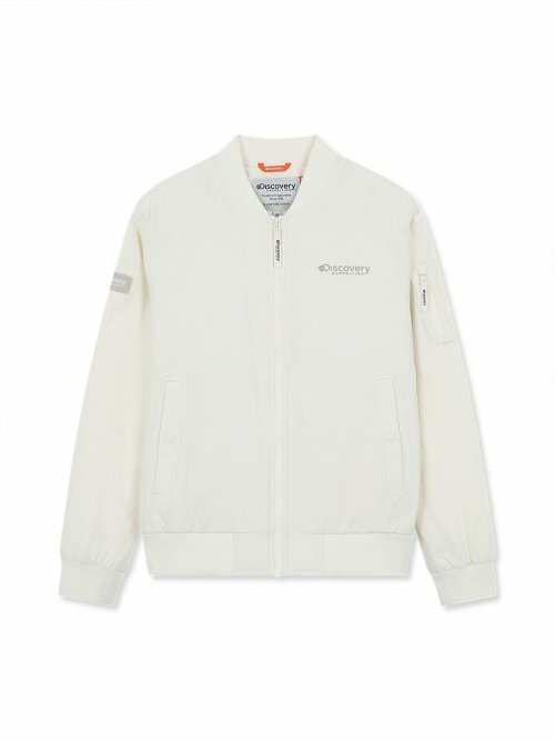 韓國代購 Discovery Expedition Pilot Jumper 女 外套 白/黑 FEB-