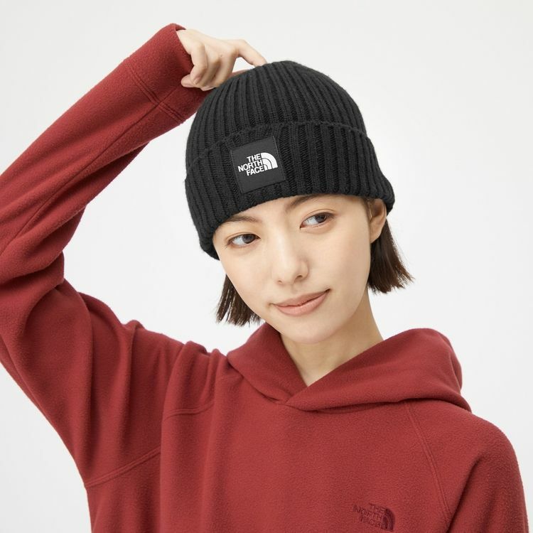 日版 The North Face Cappucho Lid TNF Logo Box Cuffed Beanie 黑標 毛帽 抗UV 日本製 NN42035 現貨
