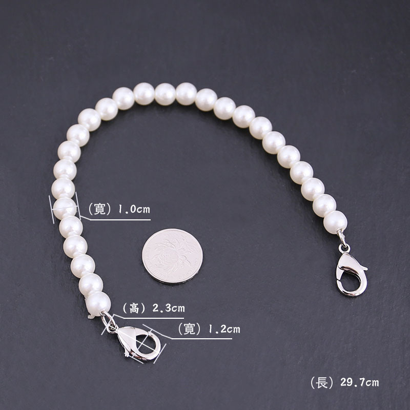 手機鏈掛繩短手腕珍珠手提鏈韓版小香短鏈子肩帶帶子