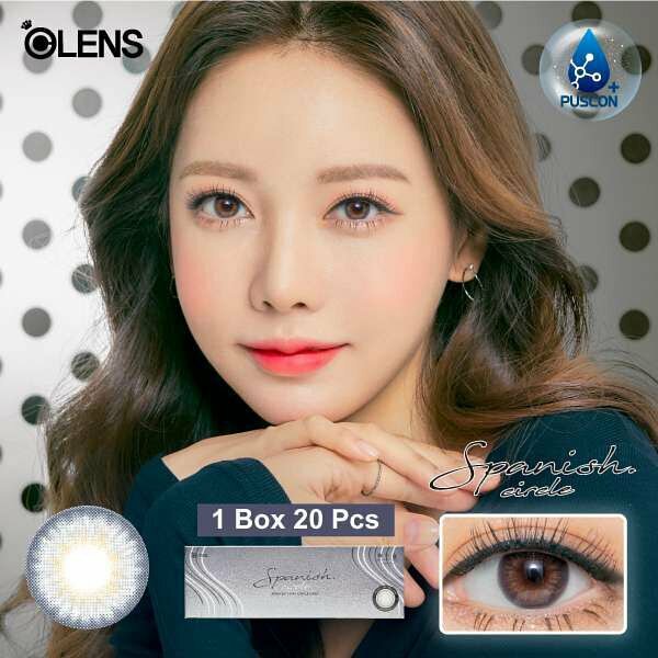 OLENS Spanish  Circle 1 day ｜每盒20片 (日拋) (Gray)