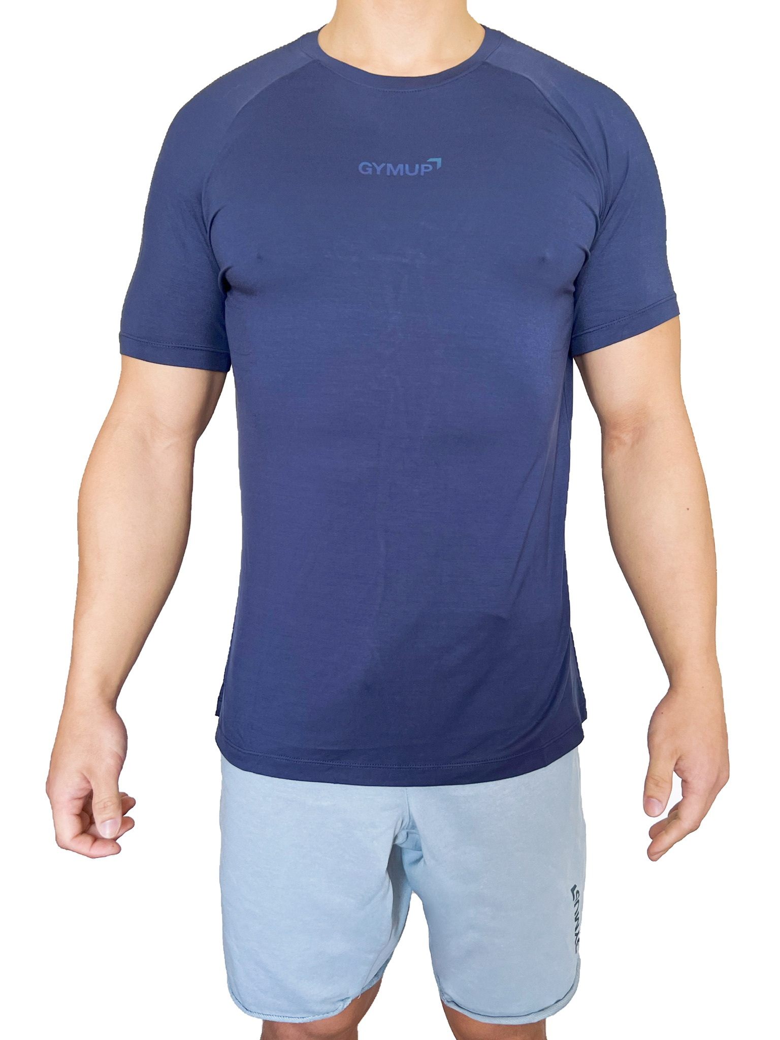 GYMUP 肌肉訓練T恤 01 海軍藍