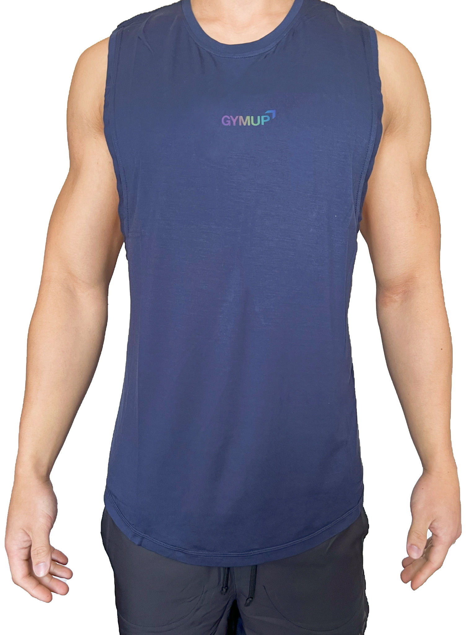 GYMUP 側開訓練背心 07 海軍藍